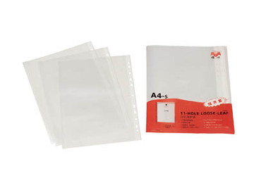 11孔透明文件保护袋 EH303 5C A4十一孔活页内页资料袋文件夹