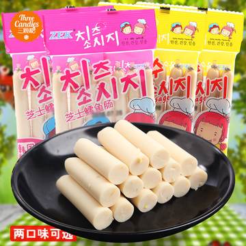 ZEK鳕鱼肠芝士鱼肉肠105g*4袋 韩国进口食品 宝宝儿童零食