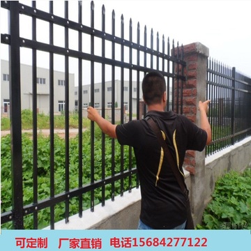 热镀锌钢塑钢栅栏铁艺护栏围栏草坪别墅庭院花园围墙市政道路栏杆