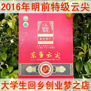 2016新茶春茶 东至云尖 明前特级 安徽茶叶绿茶 马坑野生茶叶500g