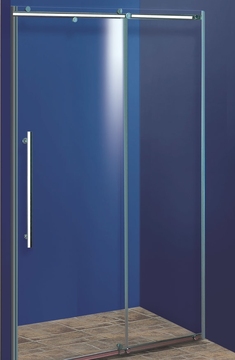 304不锈钢简易一字淋浴房卫生间隔断玻璃移门玻璃门可发送货安装
